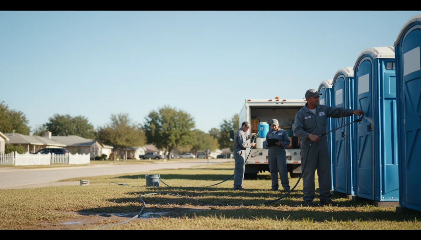 Long-Term Portable Toilet Rental in Roscoe, TX near me